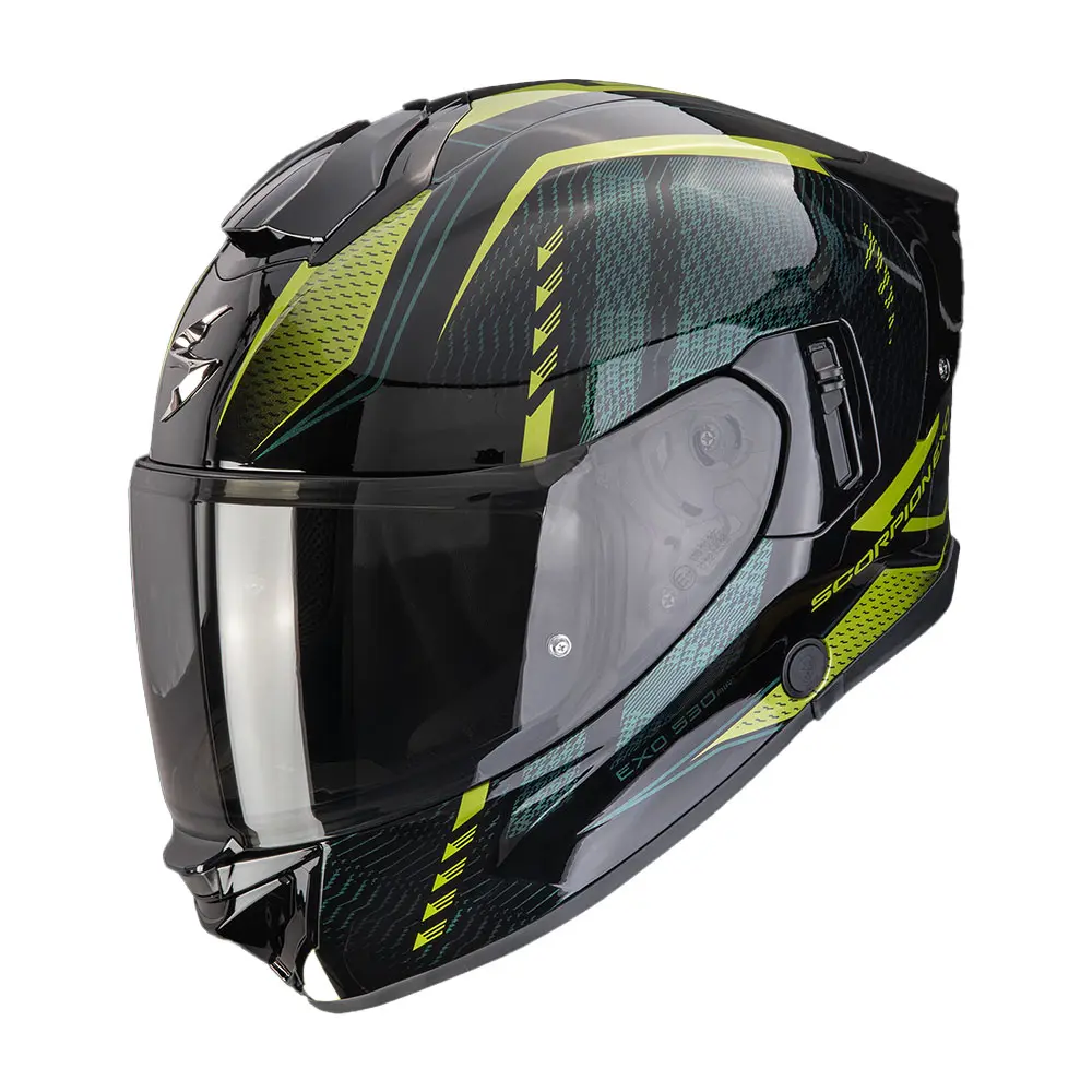 Casco Scorpion Exo-530 Air Theras Neg-Verde