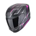 Casco Scorpion Exo-391 Aaxo Negro mate-Rosa