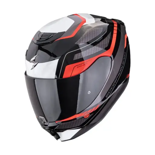 Casco Scorpion Exo-391 Leo Negro-Rojo