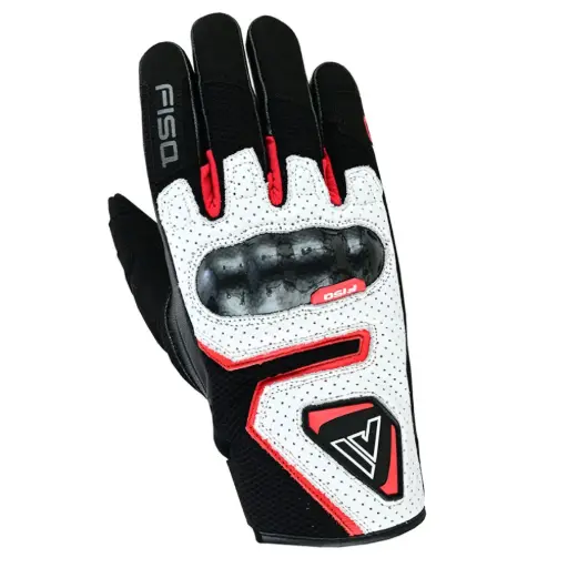 Guantes Fisa FX3 Blanc / Rojo