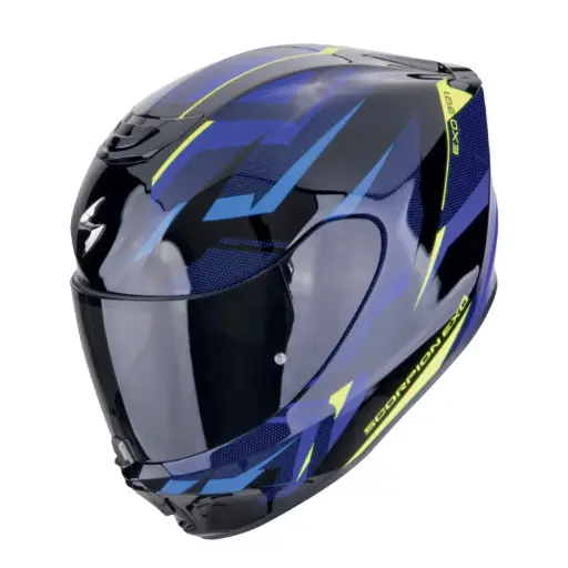 Casco Scorpion Exo-391 AAXO Negro Azul